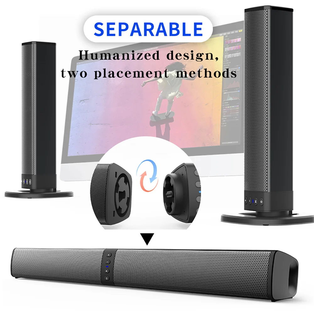 Audio Music Center - Barra audio TV wireless Bluetooth Sistema