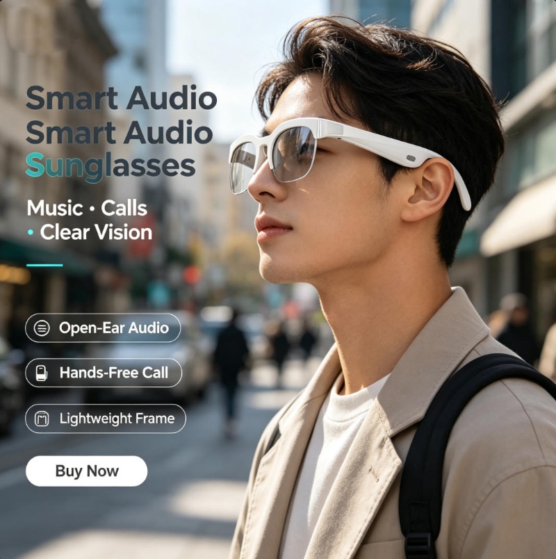 Audio Music For Video - Occhiali da Sole Audio Intelligenti a