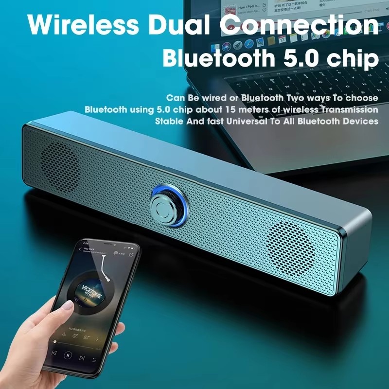 Audio Music Box - Soundbar Musicale per Computer, Cassa Acustica