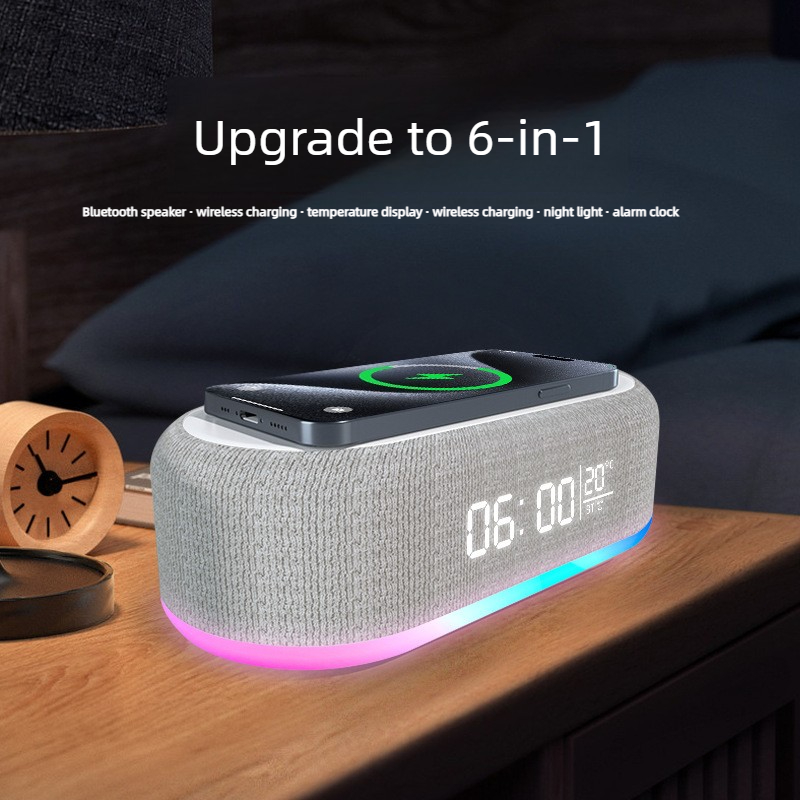Audio X Music - Altoparlante Bluetooth Intelligente, Lampada da Notte