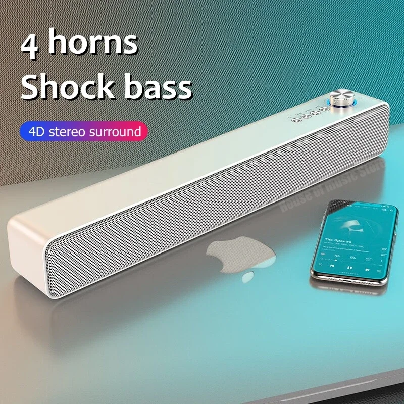 Audio X Music - Soundbar Bluetooth Originale con Subwoofer, Altoparlante