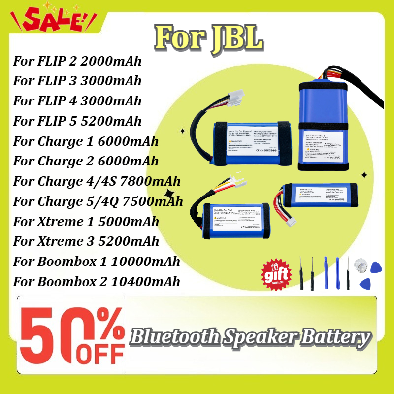Jbl Speaker Go 4 - Batteria di Ricambio per Altoparlanti Bluetooth