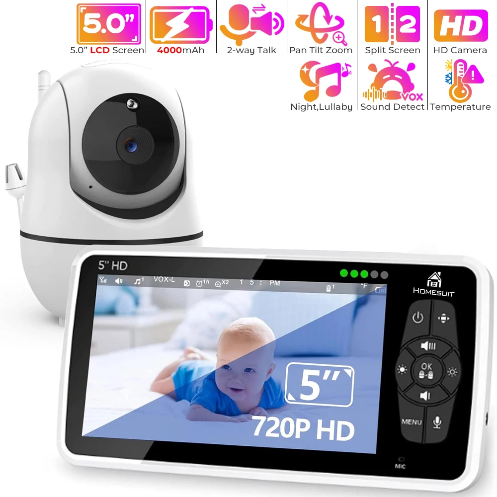 Audio Detect Music - Baby monitor video con fotocamera digitale