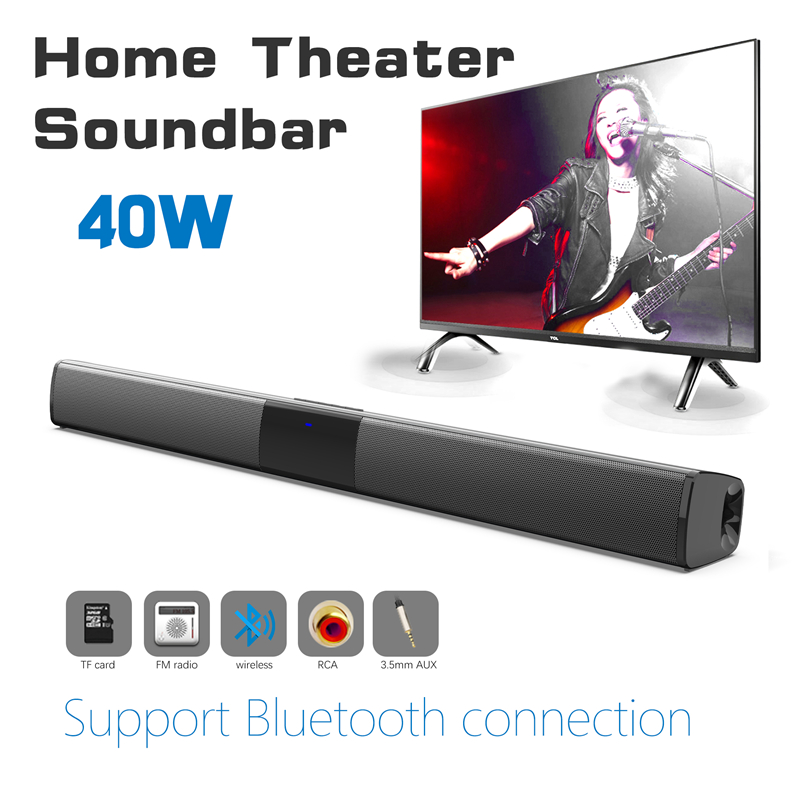 Audio Music Center - Altoparlante soundbar wireless Bluetooth 5.0 da