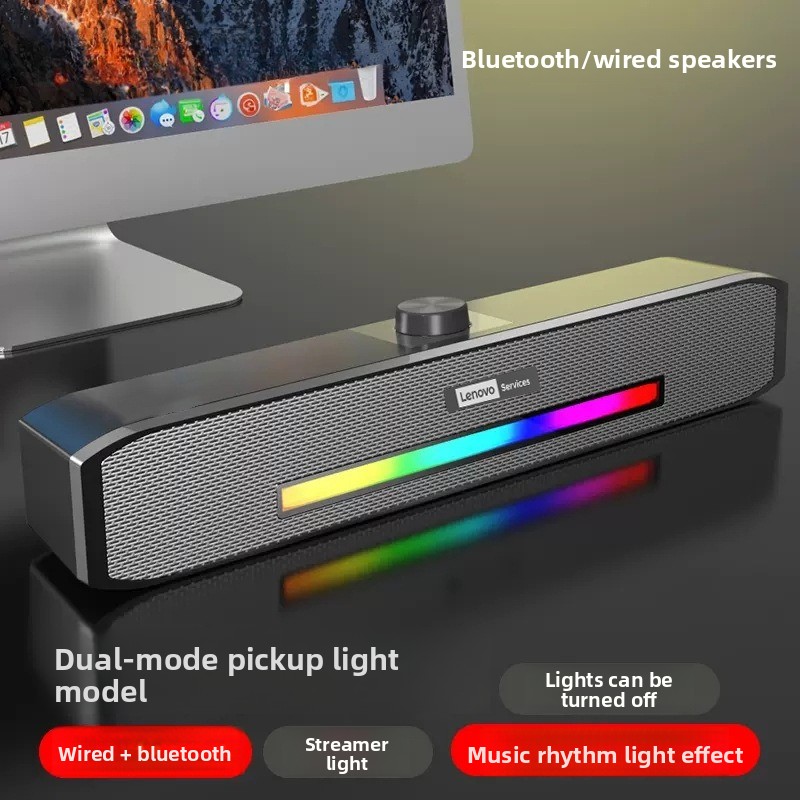 Audio X Music - Altoparlante USB Cablato Bluetooth 5.0, Altoparlante