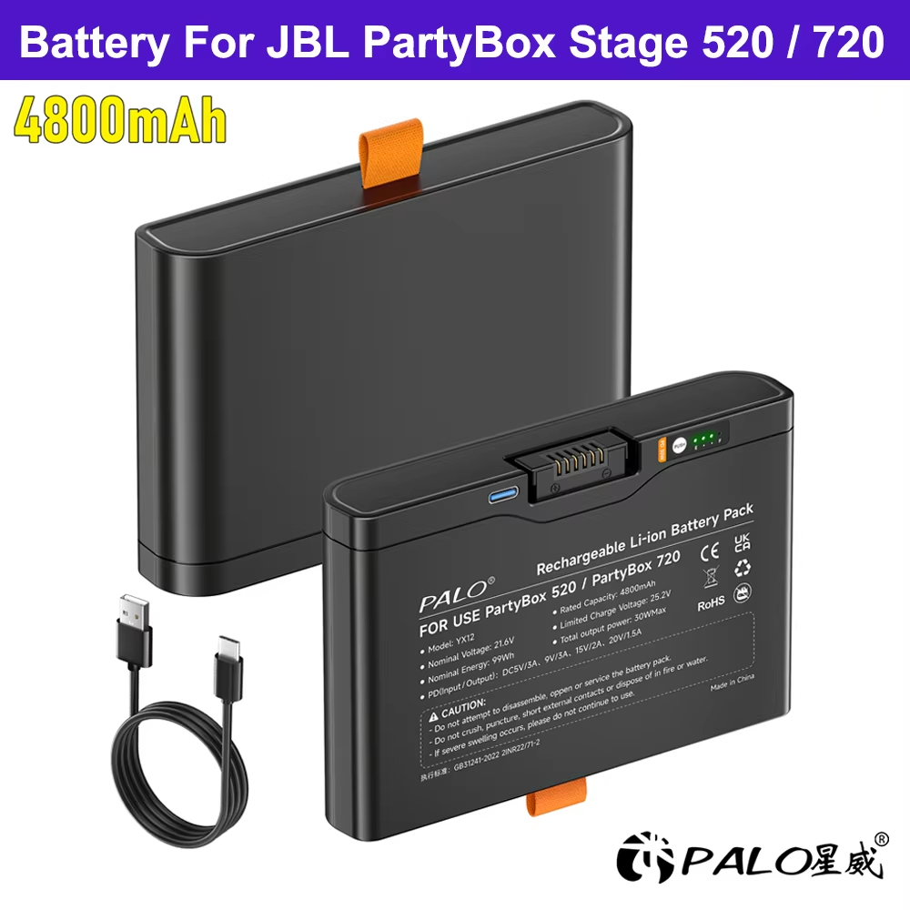 Jbl Speaker Go 4 - PALO Batteria di ricambio da 21,6