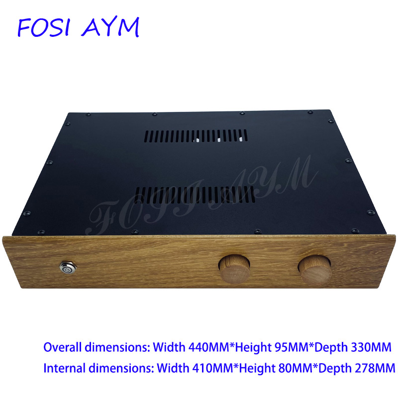 Headphone Amplifier Dac - 440×95×330mm FOSI AYM Custodia per amplificatore