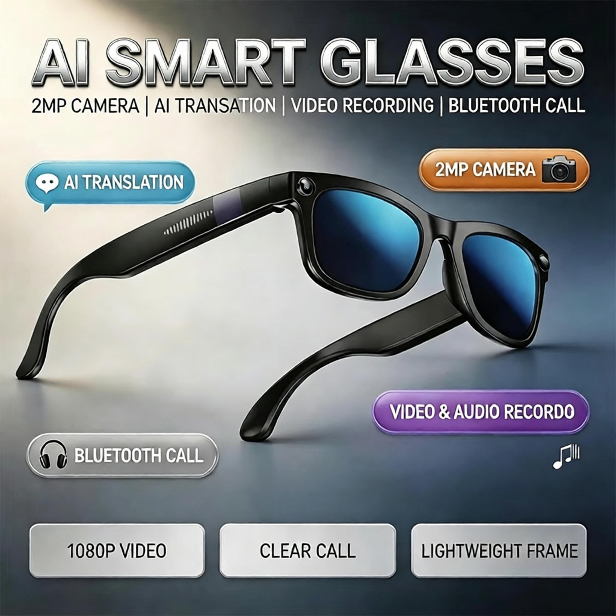 Nuovi Occhiali Intelligenti AI - Audio Music For Video recensione e prezzo