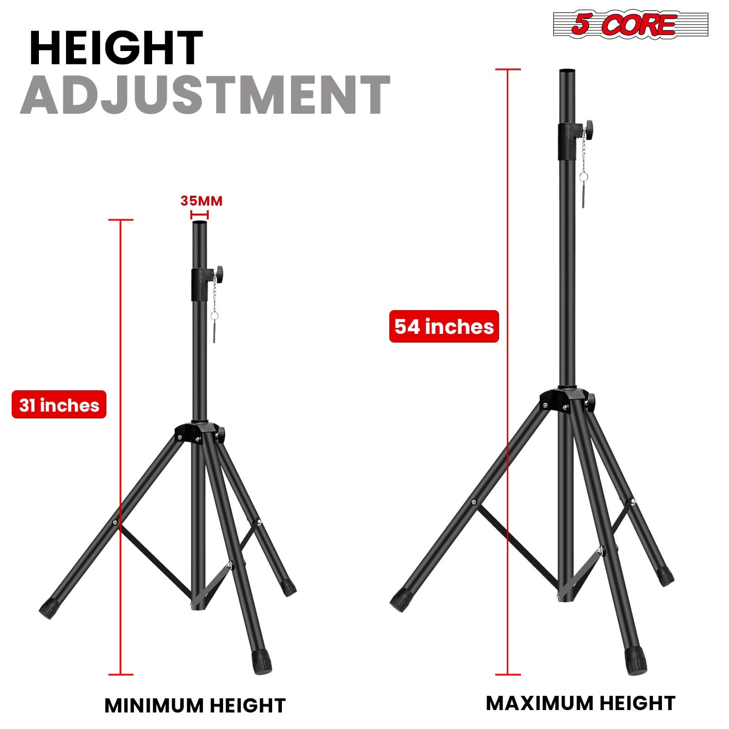 Supporto per Altoparlanti a 5  - Speaker Stand Tripod recensione e prezzo