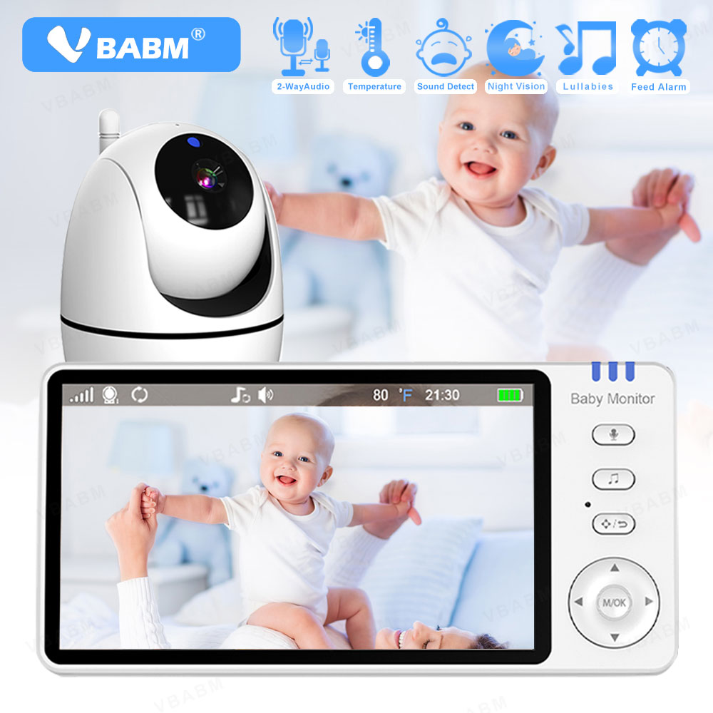 VBABM ABM501 Baby Monitor 5.0  - Audio Detect Music recensione e prezzo