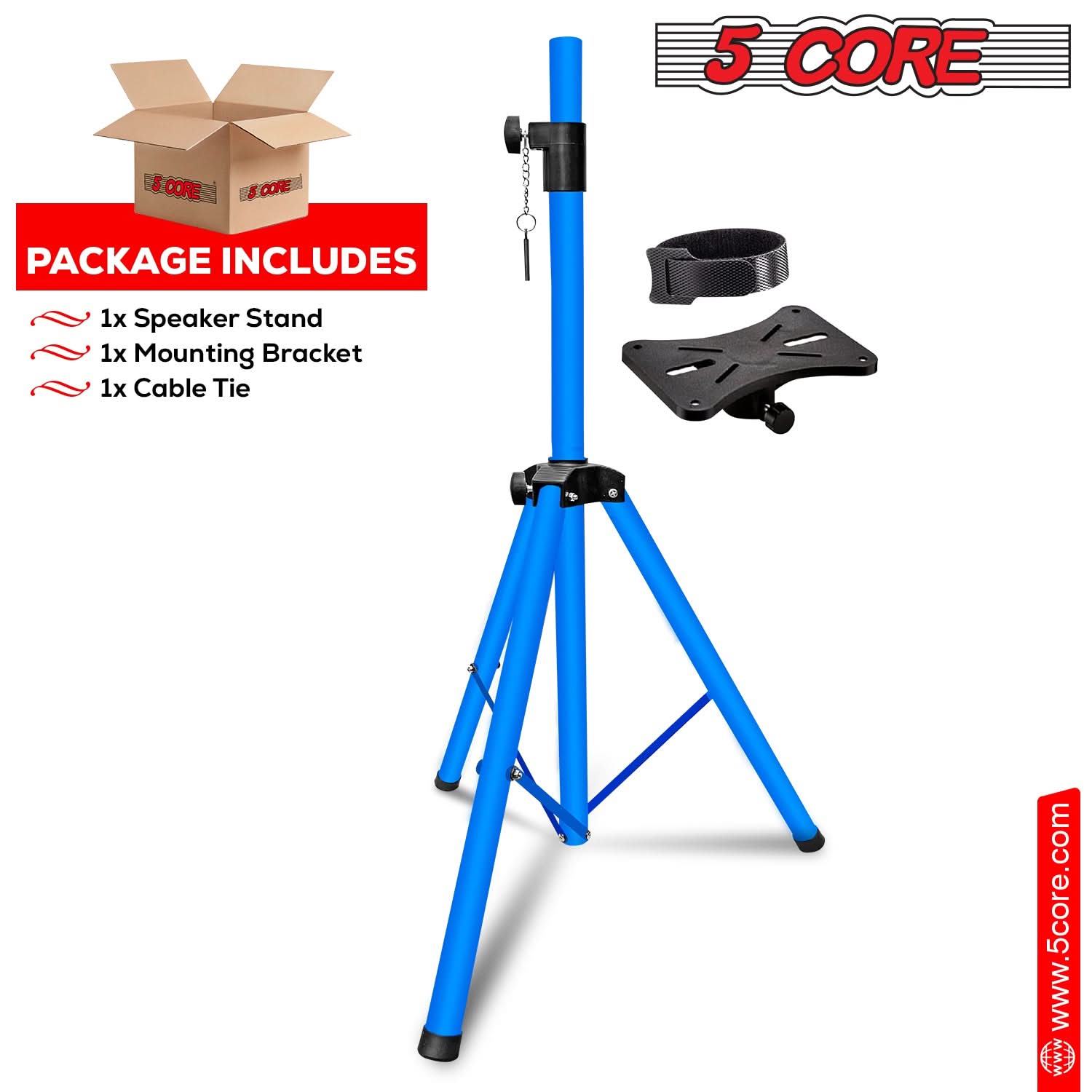 Supporto per Altoparlanti a 5  - Speaker Stand Tripod recensione e prezzo