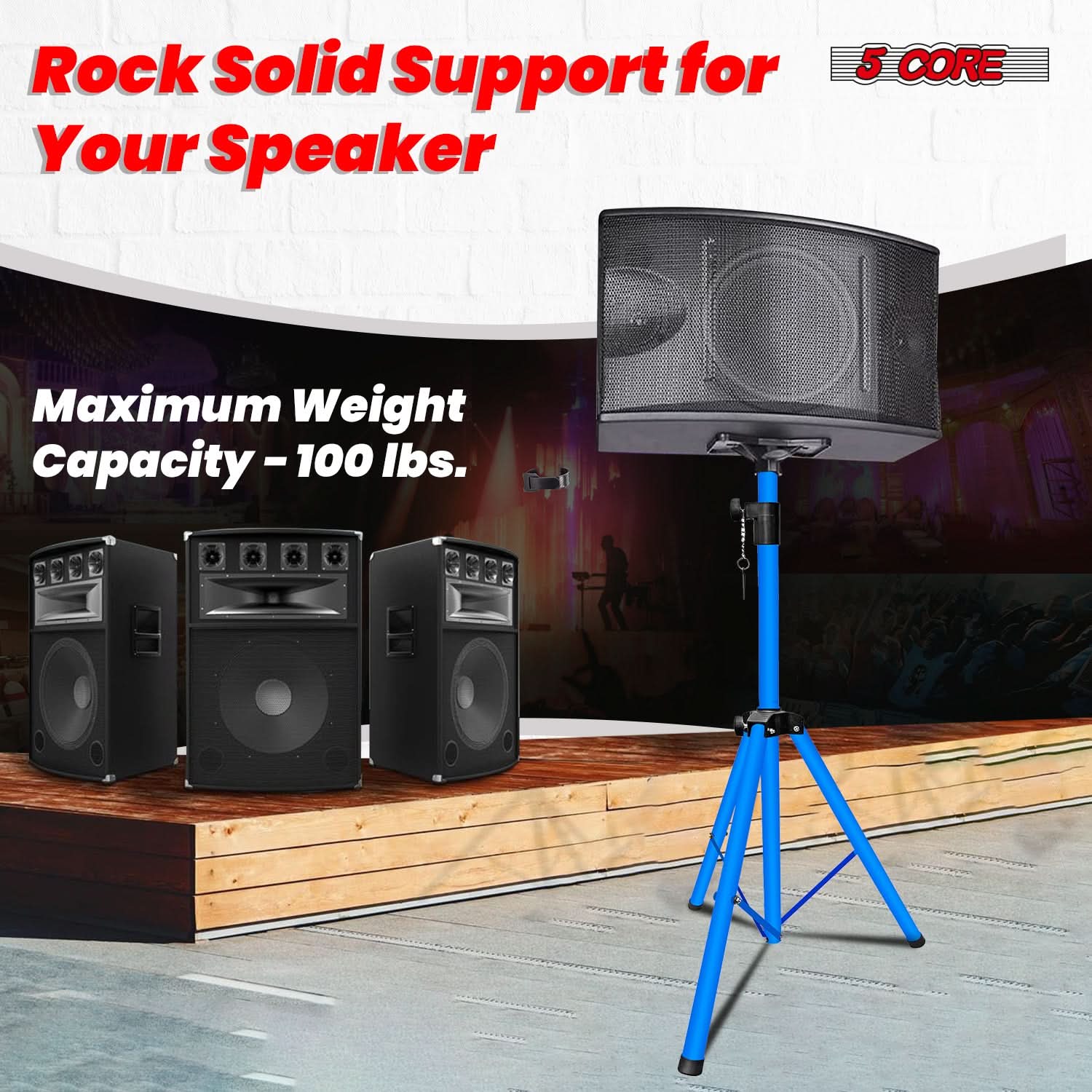 Supporto per Altoparlanti a 5  - Speaker Stand Tripod recensione e prezzo