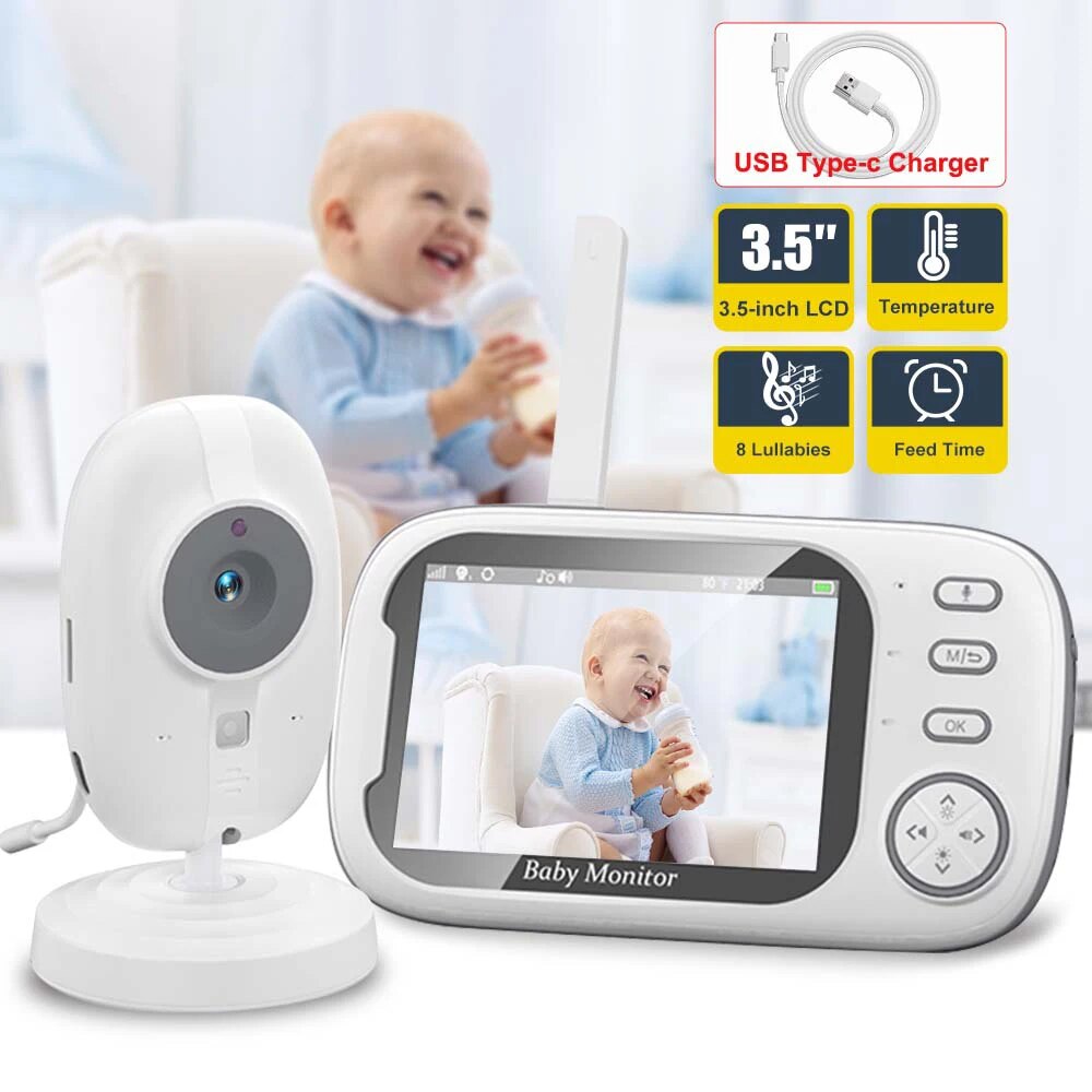 3.5 ''Video Baby Monitor 2.4G  - Audio Detect Music recensione e prezzo