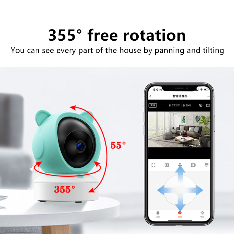 Danmini 1080P Baby Monitor Mob - Audio Detect Music recensione e prezzo
