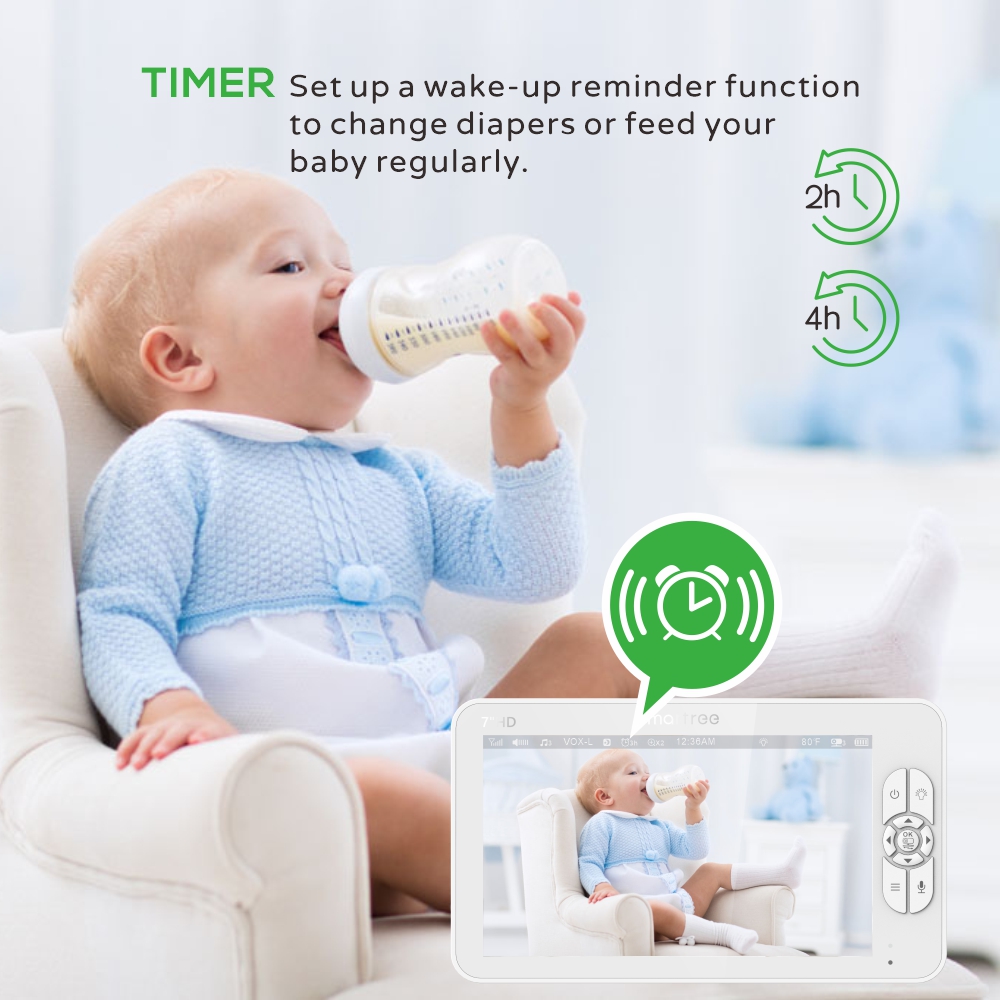 Baby monitor HD da 7 pollici c - Audio X Music recensione e prezzo
