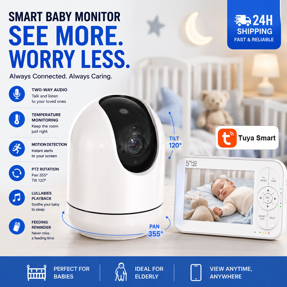 Monitor per Bambini WiFi da 5  - Audio Detect Music recensione e prezzo