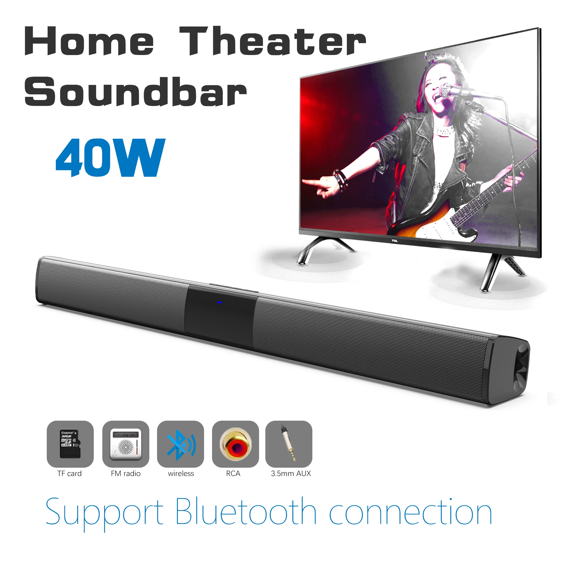 Soundbar ad alta potenza da 40 - Audio Music Center recensione e prezzo