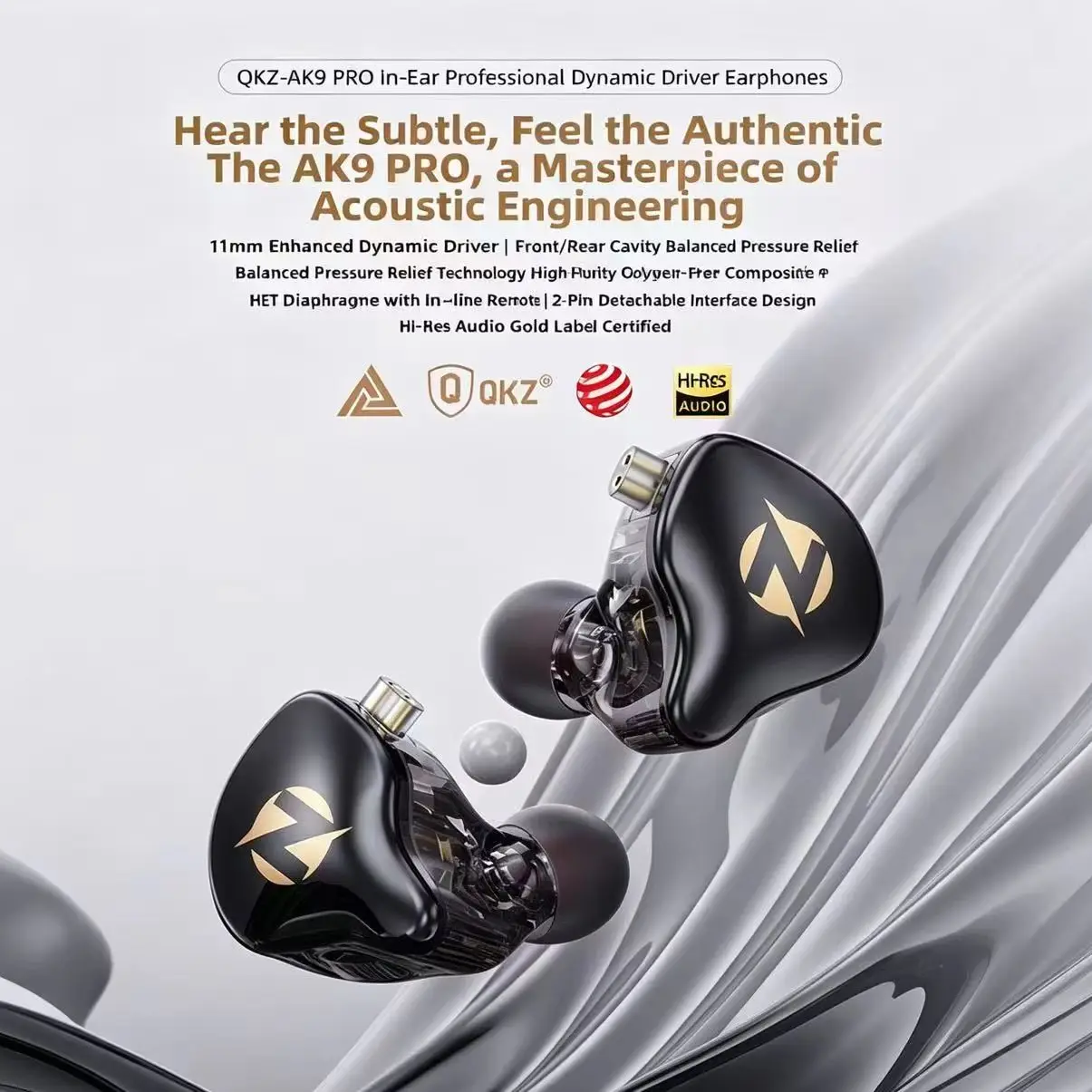 Auricolari In-Ear QKZ AK9 PRO  - Audio Music Editing recensione e prezzo
