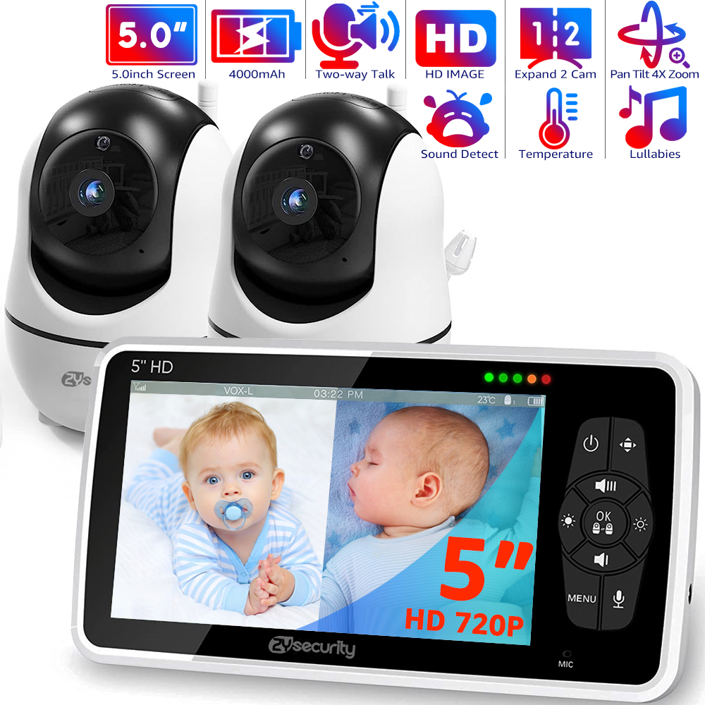Baby monitor video da 5'' con  - Audio Detect Music recensione e prezzo