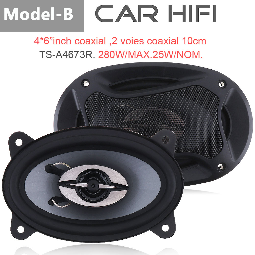 2pcs 4X6 pollici 150W / 280W a - Audio X Music recensione e prezzo