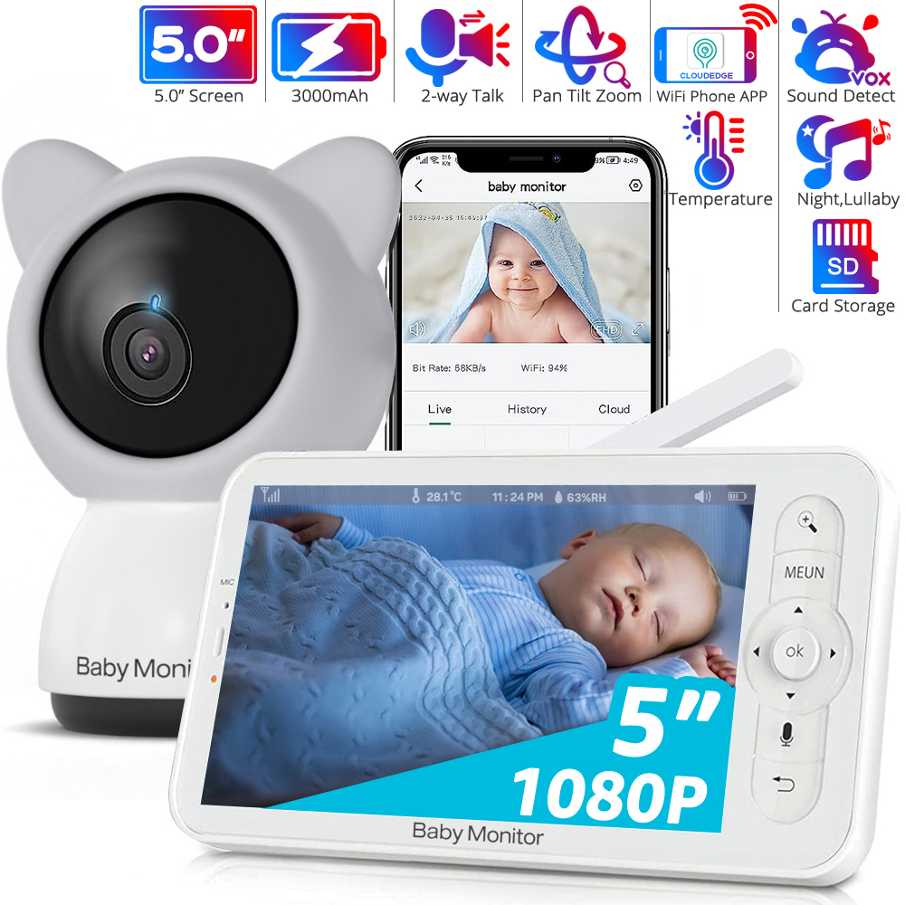 Baby monitor Wi-Fi con APP, di - Audio Detect Music recensione e prezzo