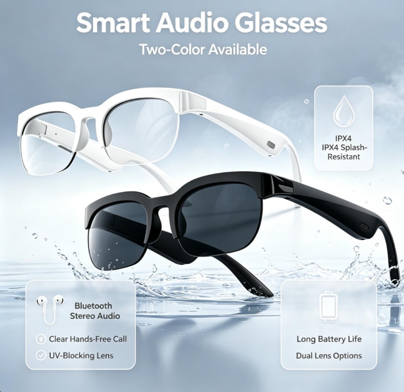 Occhiali Audio Intelligenti a  - Audio Music For Video recensione e prezzo